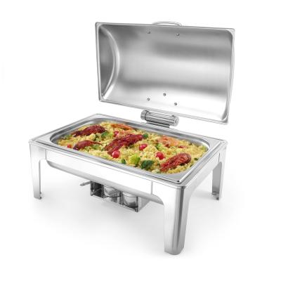 Chafing GN 1/1 vysoký lesk, HENDI, Profi Line, 9L, 570x405x(H)320mm | 470213